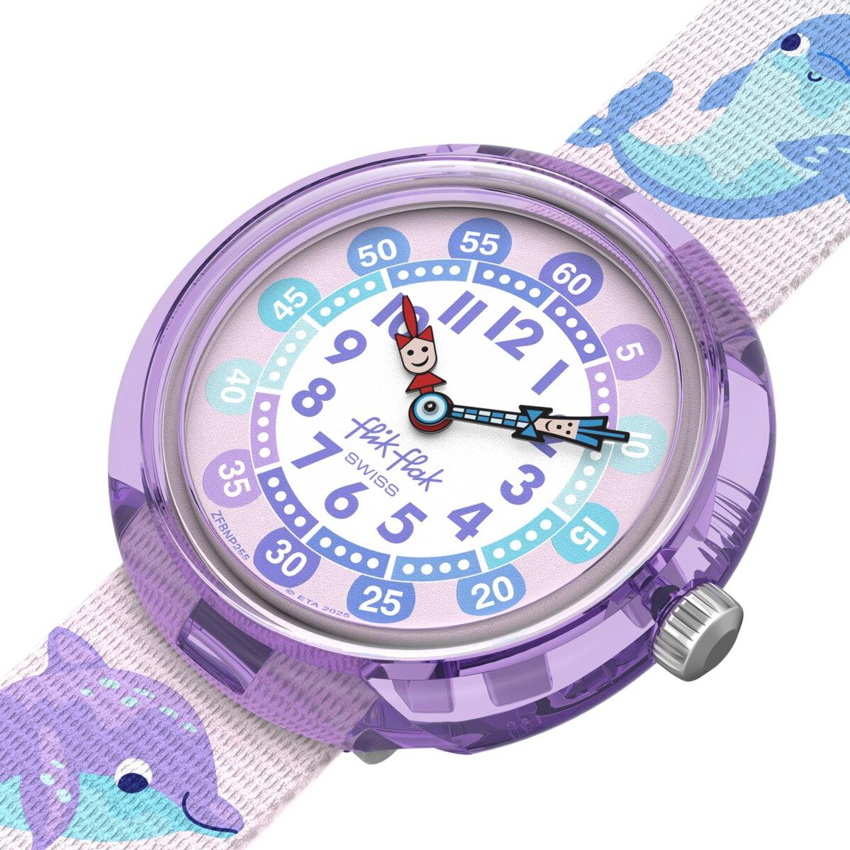 Flik Flak HAPPY DOLPHINS FBNP255 Orologio per ragazza