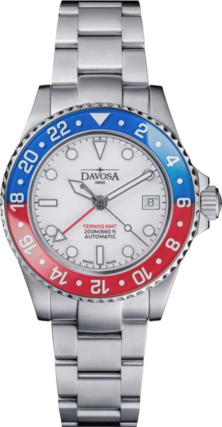 Davosa Ternos GMT Lucent 16159220 Orologio automatico uomo 2. Fuso orario Davosa Ternos GMT Lucent 16159220 Orologio automatico uomo 2. Fuso orario