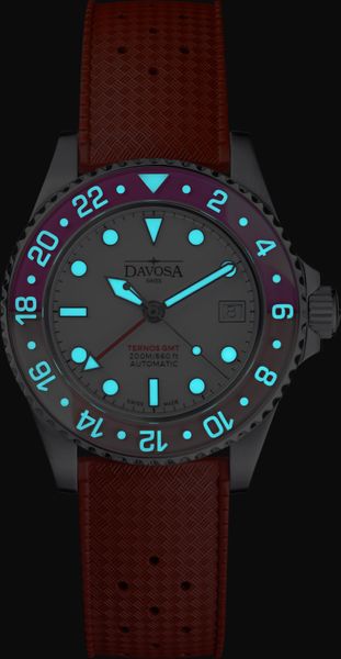 Davosa Ternos GMT Lucent 16159465 Automatisch horloge voor heren 2. Tijdzone Davosa Ternos GMT Lucent 16159465 Automatisch horloge voor heren 2. Tijdzone