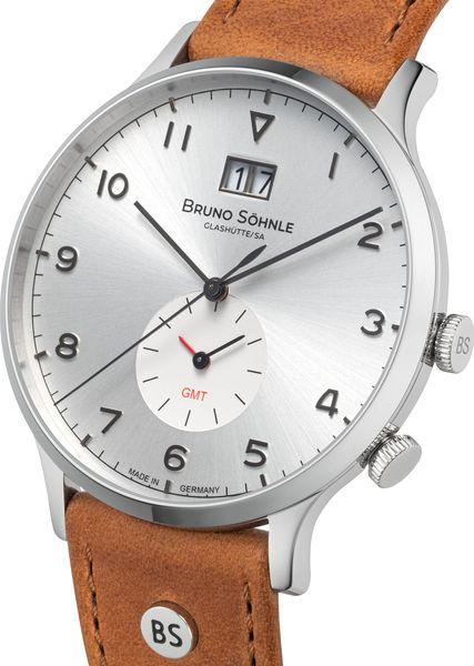 BRUNO SÖHNLE UHRENATELIER GLASHÜTTE/SA Brunello GMT 17-13239-221 Reloj de Pulsera para hombres Segundo Huso Horario BRUNO SÖHNLE UHRENATELIER GLASHÜTTE/SA Brunello GMT 17-13239-221 Reloj de Pulsera para hombres Segundo Huso Horario