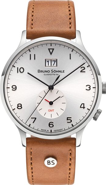 BRUNO SÖHNLE UHRENATELIER GLASHÜTTE/SA Brunello GMT 17-13239-221 Reloj de Pulsera para hombres Segundo Huso Horario BRUNO SÖHNLE UHRENATELIER GLASHÜTTE/SA Brunello GMT 17-13239-221 Reloj de Pulsera para hombres Segundo Huso Horario