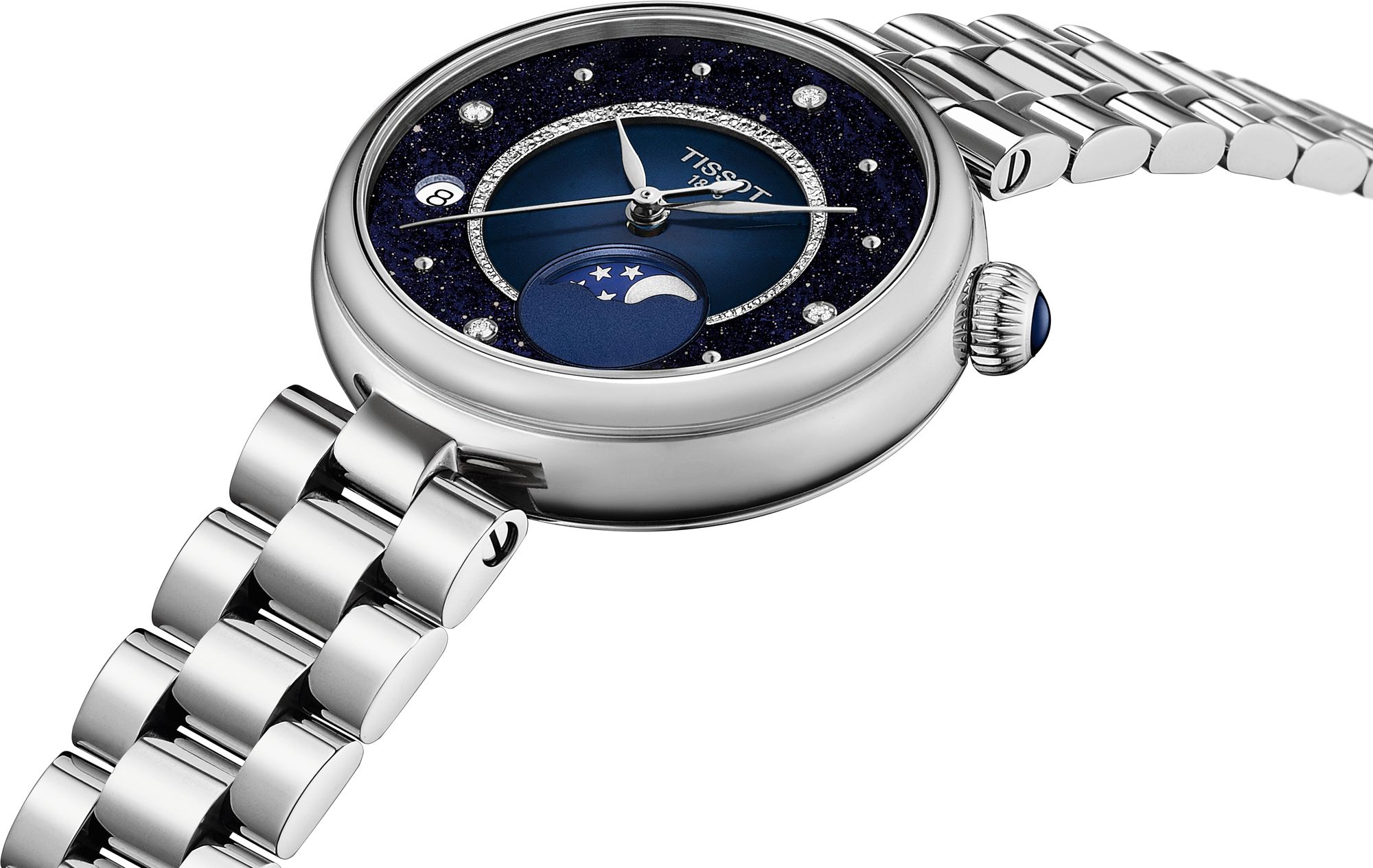 Tissot Desir T152.223.11.496.00 Orologio da polso donna Indicatore fasi lunari Tissot Desir T152.223.11.496.00 Orologio da polso donna Indicatore fasi lunari