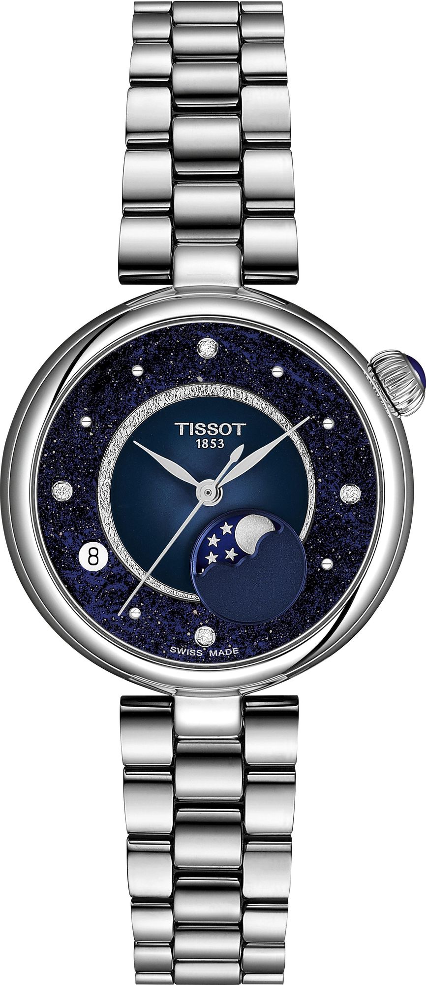 Tissot Desir T152.223.11.496.00 Orologio da polso donna Indicatore fasi lunari Tissot Desir T152.223.11.496.00 Orologio da polso donna Indicatore fasi lunari