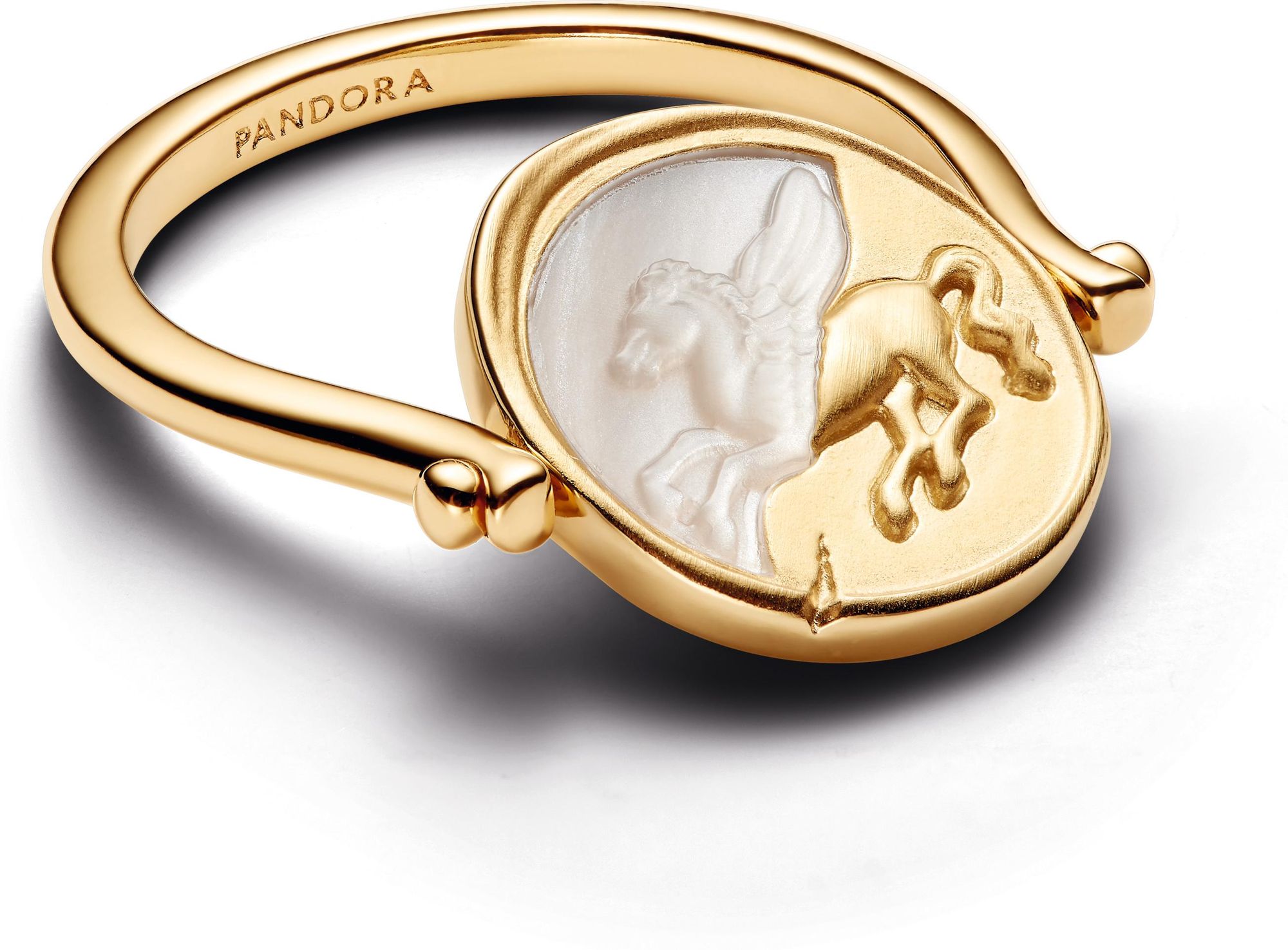 Pandora Pegasus Reversible Medallion Ring 164812C01 Damesring Pandora Pegasus Reversible Medallion Ring 164812C01 Damesring