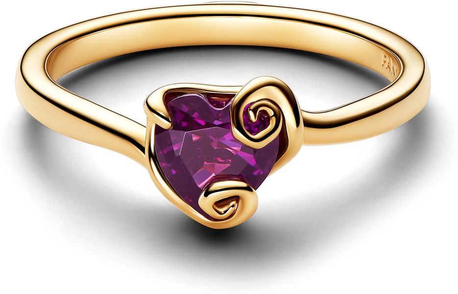 Pandora Disney The Nightmare Before Christmas Sally Purple Heart Ring 164734C01 Anillo para mujeres