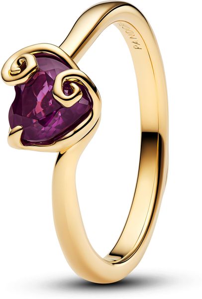 Pandora Disney The Nightmare Before Christmas Sally Purple Heart Ring 164734C01 Anillo para mujeres