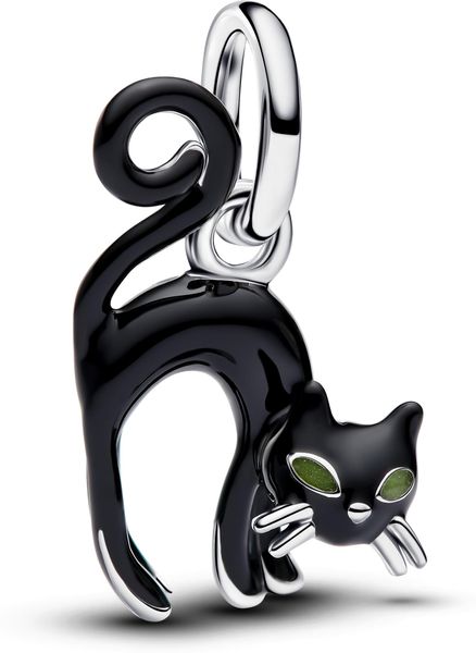 Pandora Black Cat Dangle 794769C01 Charm Anhänger Pandora Black Cat Dangle 794769C01 Charm Anhänger