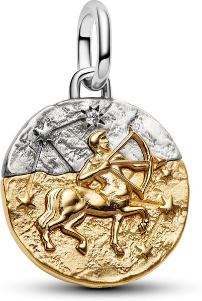 Pandora Sagittarius Zodiac Medallion 764988C01 Charm Anhänger Pandora Sagittarius Zodiac Medallion 764988C01 Charm Anhänger