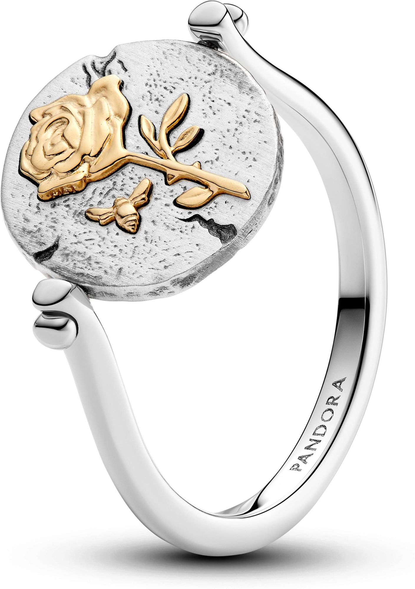 Pandora Rose Reversible Medallion Ring 164811C00 Damesring Pandora Rose Reversible Medallion Ring 164811C00 Damesring