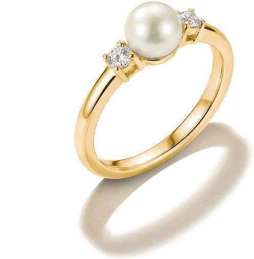 Thomas Sabo Classic Pearls TR2370-M01-14 Damesring Thomas Sabo Classic Pearls TR2370-M01-14 Damesring