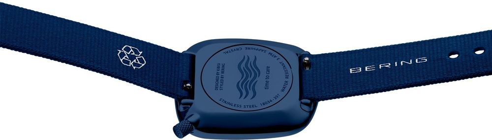 Bering Pebble 18034-397 Dames armbandhorloge