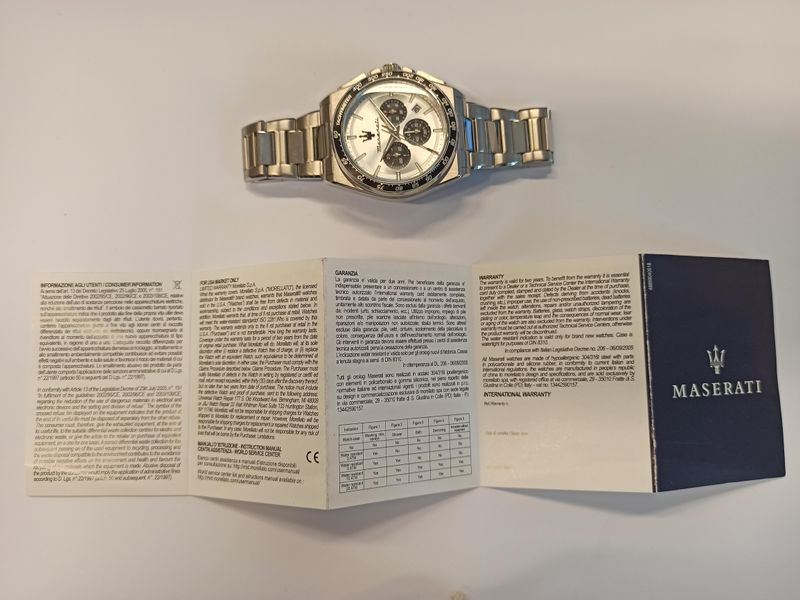 MASERATI VELOCITA' R8873652006 Herenchronograaf MASERATI VELOCITA' R8873652006 Herenchronograaf