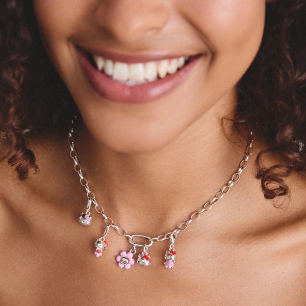 Thomas Sabo Thomas Sabo x Hello Kitty CC1358-M06-9 Charm-hanger Thomas Sabo Thomas Sabo x Hello Kitty CC1358-M06-9 Charm-hanger