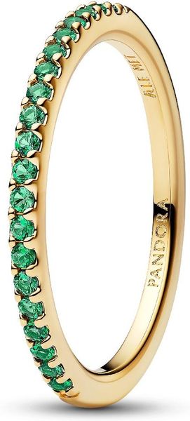 Pandora Sparkling Green Half-Eternity 162999C03 womans ring Pandora Sparkling Green Half-Eternity 162999C03 womans ring