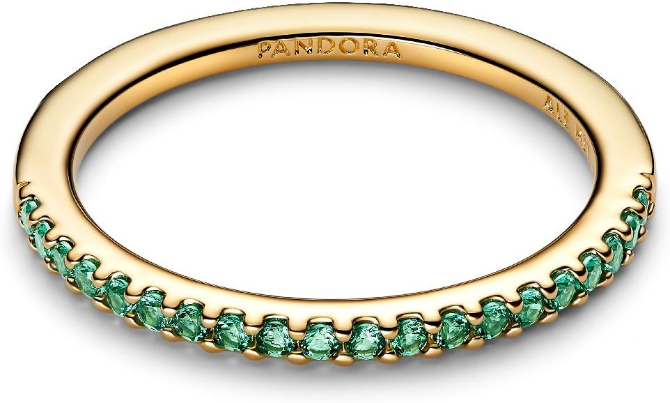 Pandora Sparkling Green Half-Eternity 162999C03 womans ring Pandora Sparkling Green Half-Eternity 162999C03 womans ring