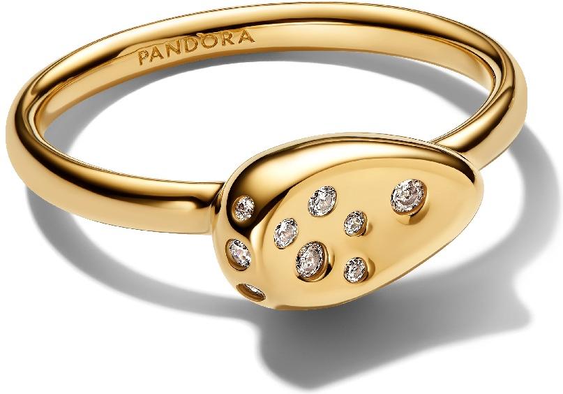 Pandora Medium Stone-Set Oval 164672C01 womans ring