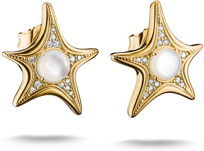 Thomas Sabo Fluid Elegance H2351-M01-14 Oorknopjes Thomas Sabo Fluid Elegance H2351-M01-14 Oorknopjes