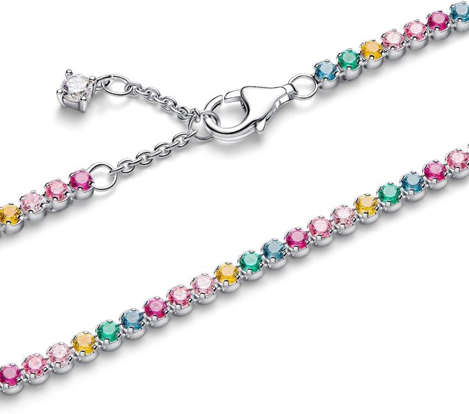 Pandora Rainbow Tennis Bracelet 593927C03 Dames armband Pandora Rainbow Tennis Bracelet 593927C03 Dames armband
