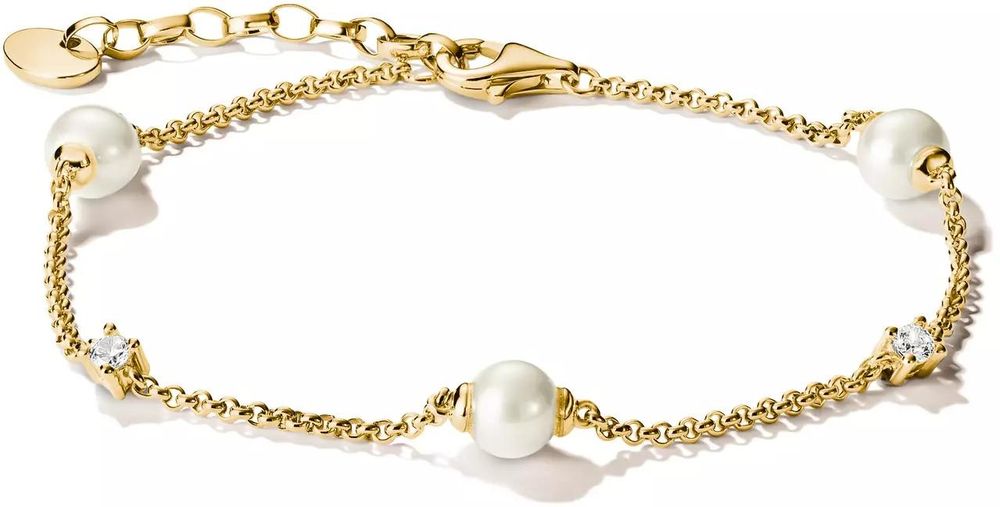 Thomas Sabo Classic Pearls A2038-M01-14-L19V Dames armband