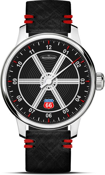 MeisterSinger Route 66 Limited Edition (x/100) ED-ROUTE66 Herren Automatikuhr Streng Limitierte Auflage MeisterSinger Route 66 Limited Edition (x/100) ED-ROUTE66 Herren Automatikuhr Streng Limitierte Auflage