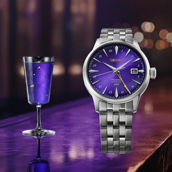 Seiko Presage Automatic Cocktail GMT HCB006J1 Automatisch horloge voor heren Seiko Presage Automatic Cocktail GMT HCB006J1 Automatisch horloge voor heren