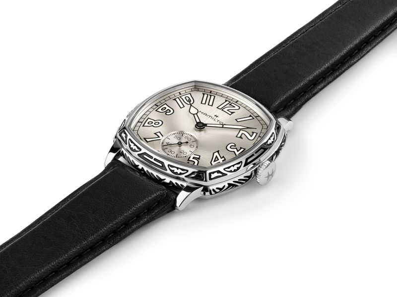 Hamilton American Classic Cushion Mechanical H36149710 Orologio da polso donna Hamilton American Classic Cushion Mechanical H36149710 Orologio da polso donna