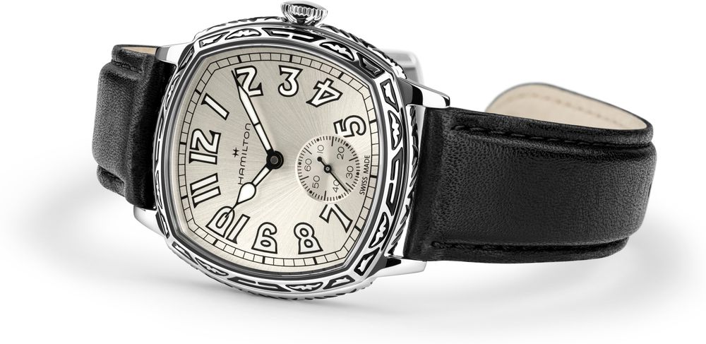 Hamilton American Classic Cushion Mechanical H36149710 Orologio da polso donna Hamilton American Classic Cushion Mechanical H36149710 Orologio da polso donna