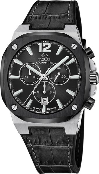 Jaguar RONDCARRE J1026/7 Cronógrafo para hombres Fabricado en Suiza