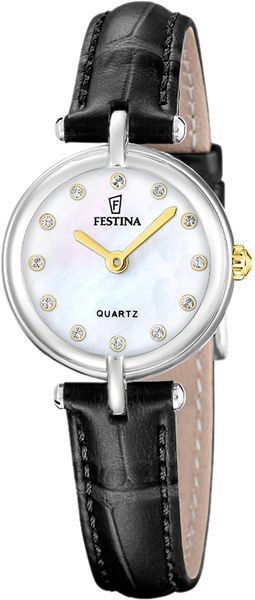 Festina Mademoiselle F20787/4 Dames armbandhorloge van leer