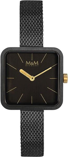 M&M Mini Square M11951-985 Damenarmbanduhr ionenplattiert M&M Mini Square M11951-985 Damenarmbanduhr ionenplattiert