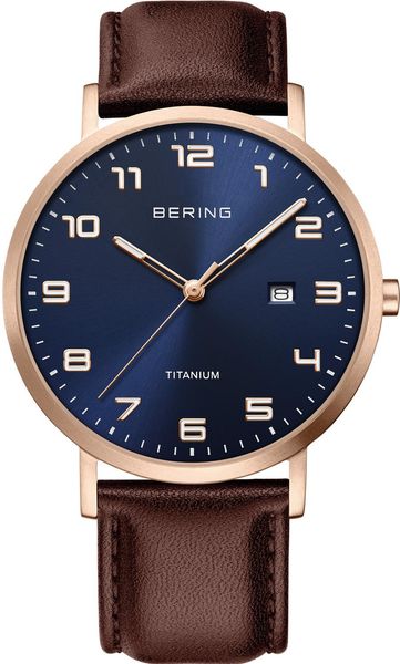Bering Titanium 18640-569 Heren armbandhorloge Titanium behuizing Bering Titanium 18640-569 Heren armbandhorloge Titanium behuizing
