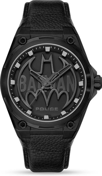 Police Batwing PEWGA0090005-SET Reloj de Pulsera para hombres Cuero negro