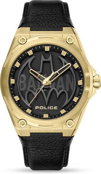 Police Batwing PEWGA0090006-SET Heren armbandhorloge zwart leer