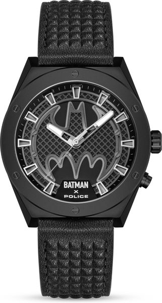 Police Ultimate Batman PEWGA0090101-SET Reloj de Pulsera para hombres Reloj XXL