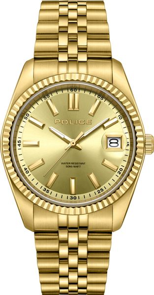 Police STRIA PEWGH0001503 Heren armbandhorloge Gouden kast Police STRIA PEWGH0001503 Heren armbandhorloge Gouden kast