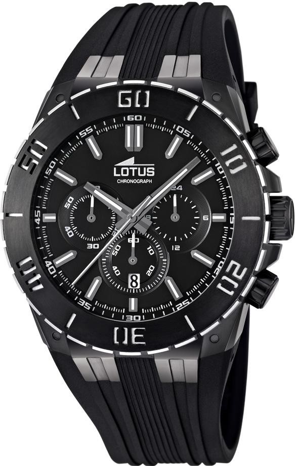 Lotus Chrono Sport 15802/2 Herrenchronograph Massives Gehäuse