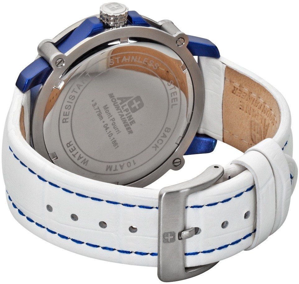 Alpine Mountaineer Mont Pourri MP-SDWBBC Sportliche Herrenuhr Farbiges Gehäuse