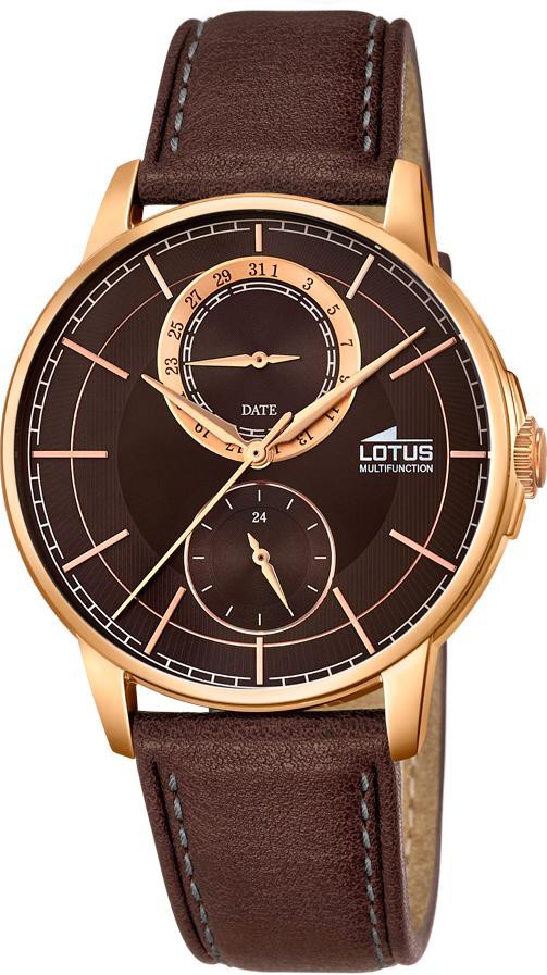 Lotus Multifunktion 18324/3 Reloj de Pulsera para hombres muy elegante