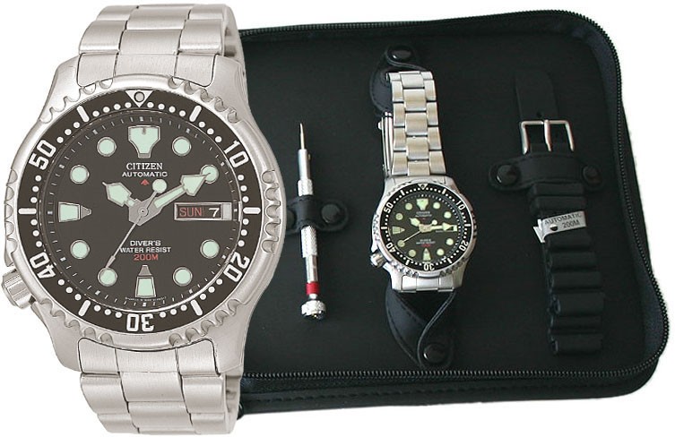 Citizen Promaster-Sea NY0040-09EEM Reloj para hombres Con pulsera adicional