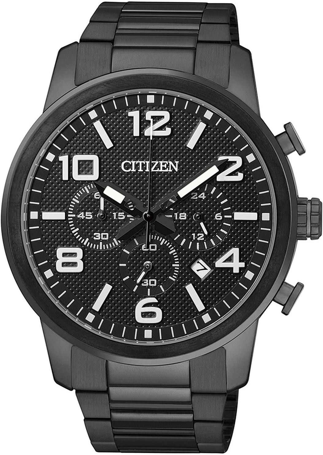 Citizen Basic Chrono AN8055-57E Mens Chronograph Excellent readability Citizen Basic Chrono AN8055-57E Mens Chronograph Excellent readability