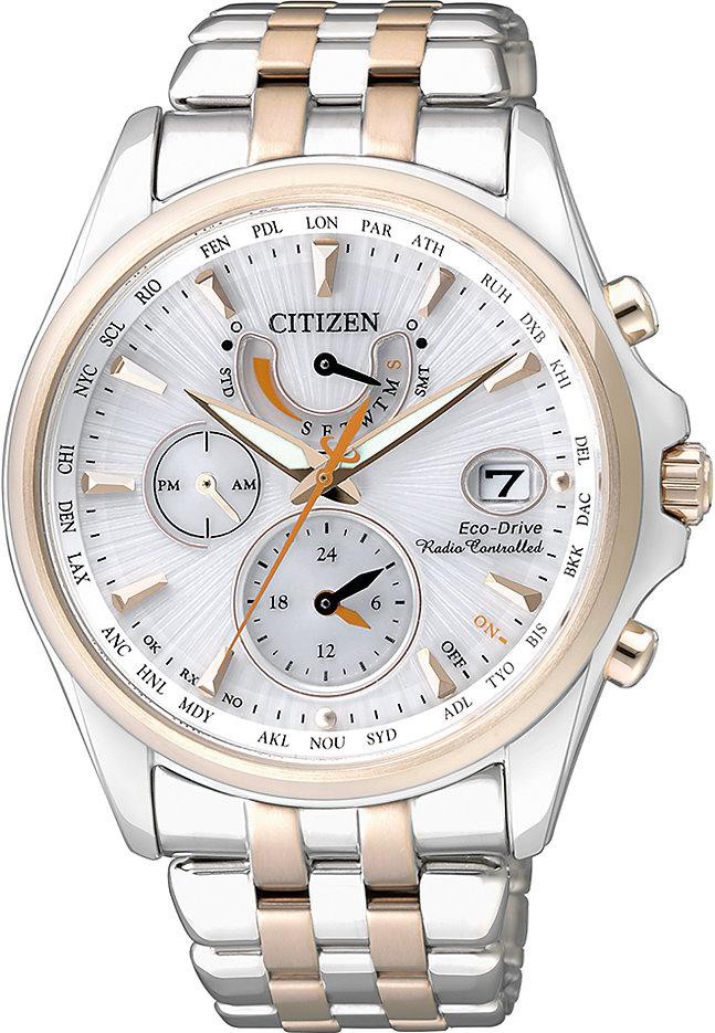 Citizen Elegant FC0014-54A Montre Radio-Pilotée pour femmes Eco-Drive Multibande 4