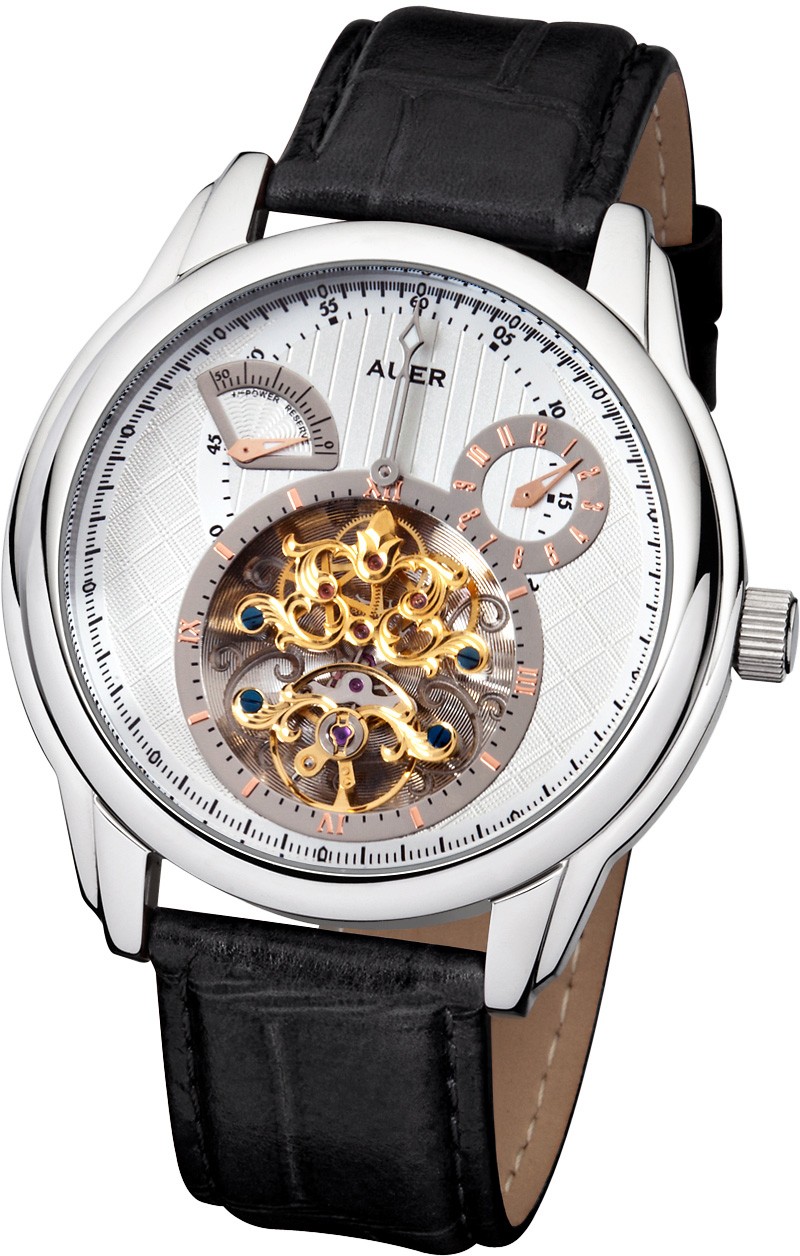 AUER Classic Collection BA-505-SlBlL Automatic Mens Watch Extraordinary hour hand