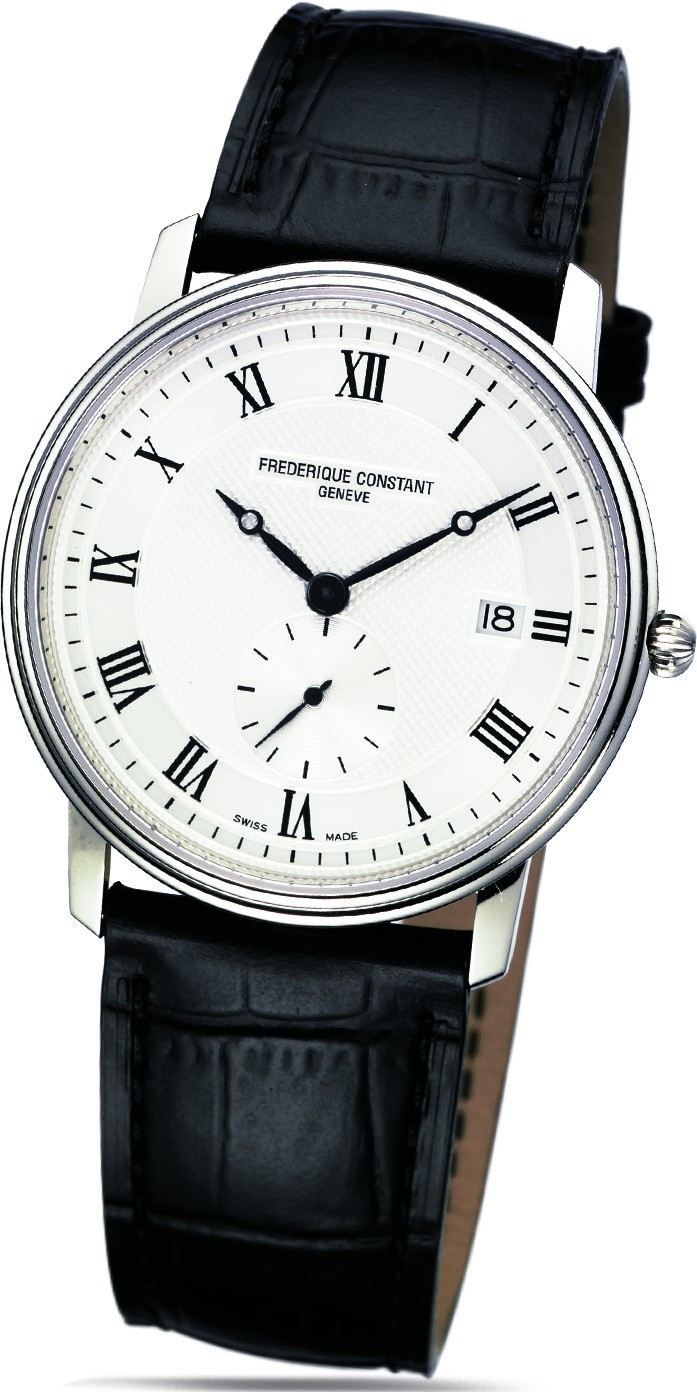 Frederique Constant Geneve Slimline FC-245M5S6 Montre élégante pour hommes Très plat