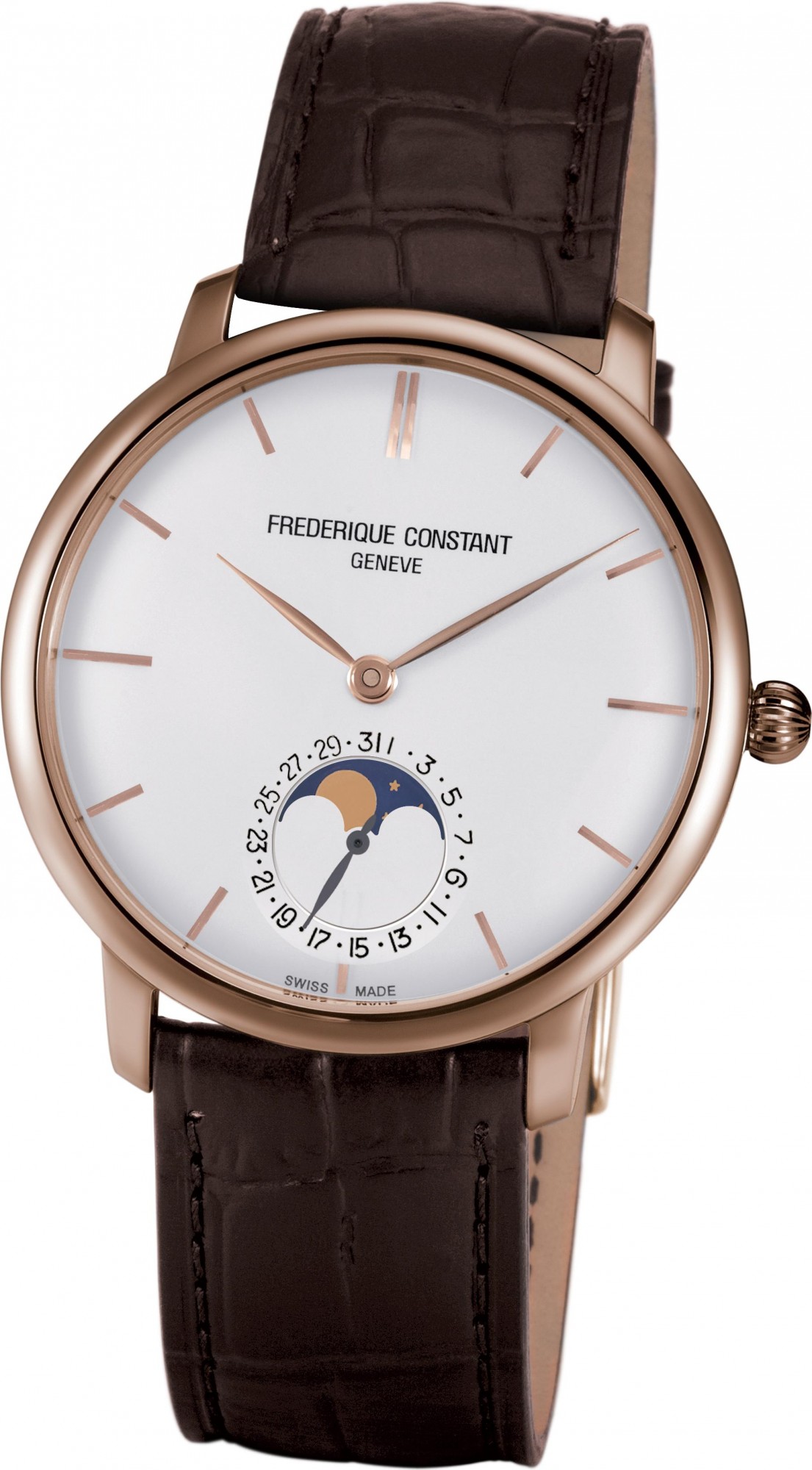 Frederique Constant Geneve Manufacture Moonphase FC-705V4S4 Montre Automatique pour hommes Calibre de Manufacture