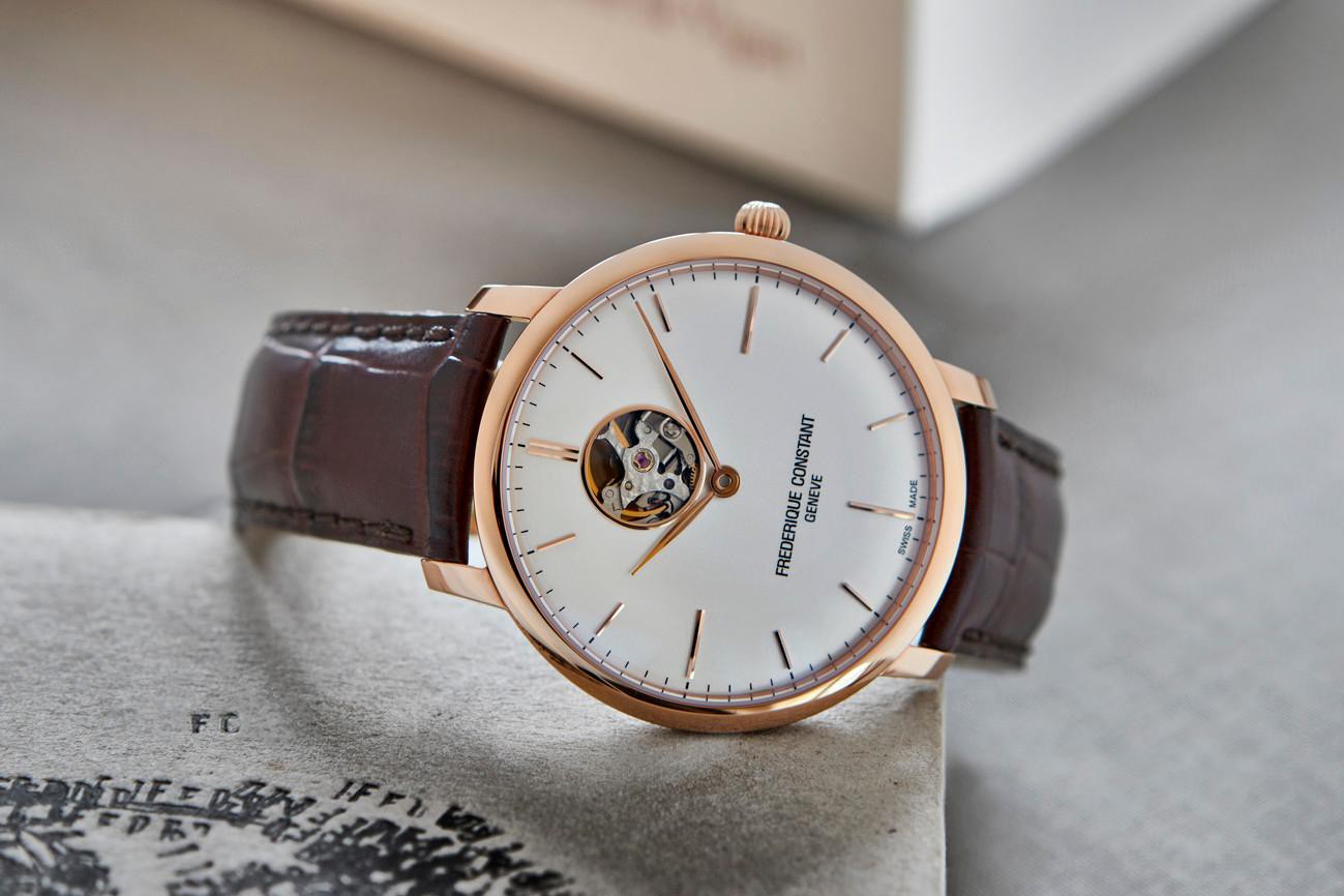 Frederique Constant Geneve SLIMLINE AUTOMATIC FC-312V4S4 Herren Automatikuhr flach & leicht