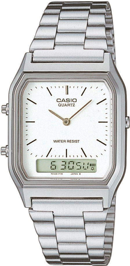 Casio Collection AQ-230A-7DMQYES Casual Men's watch Second Time Zone