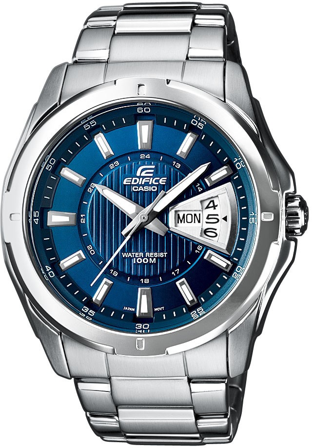 Casio Edifice EF-129D-2AVEF Sportief herenhorloge Massieve kast