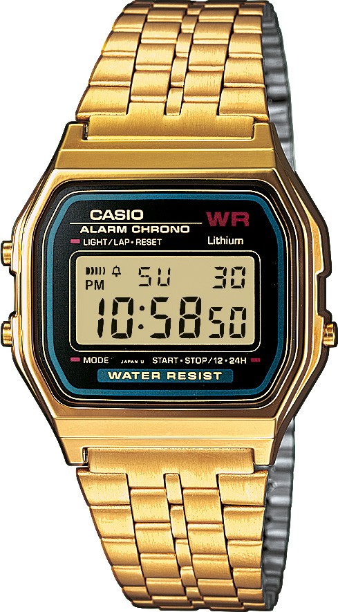 Casio Collection Retro A159WGEA-1EF Digitaluhr für Herren Mit Beleuchtung