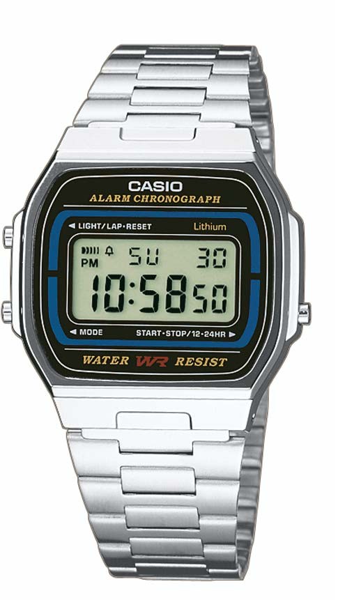 Casio Collection Retro A164WA-1VES Digital watch for men With Illumination