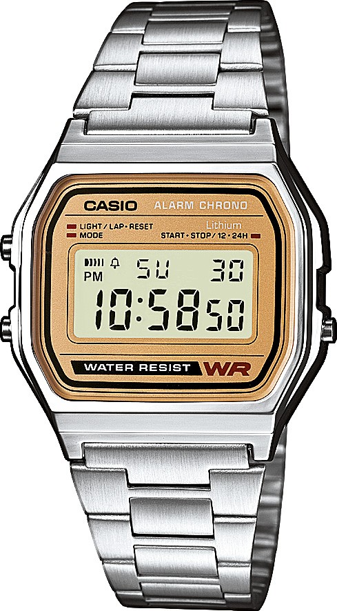 Casio Collection Retro A158WEA-9EF Orologio digitale da uomo Con illuminazione